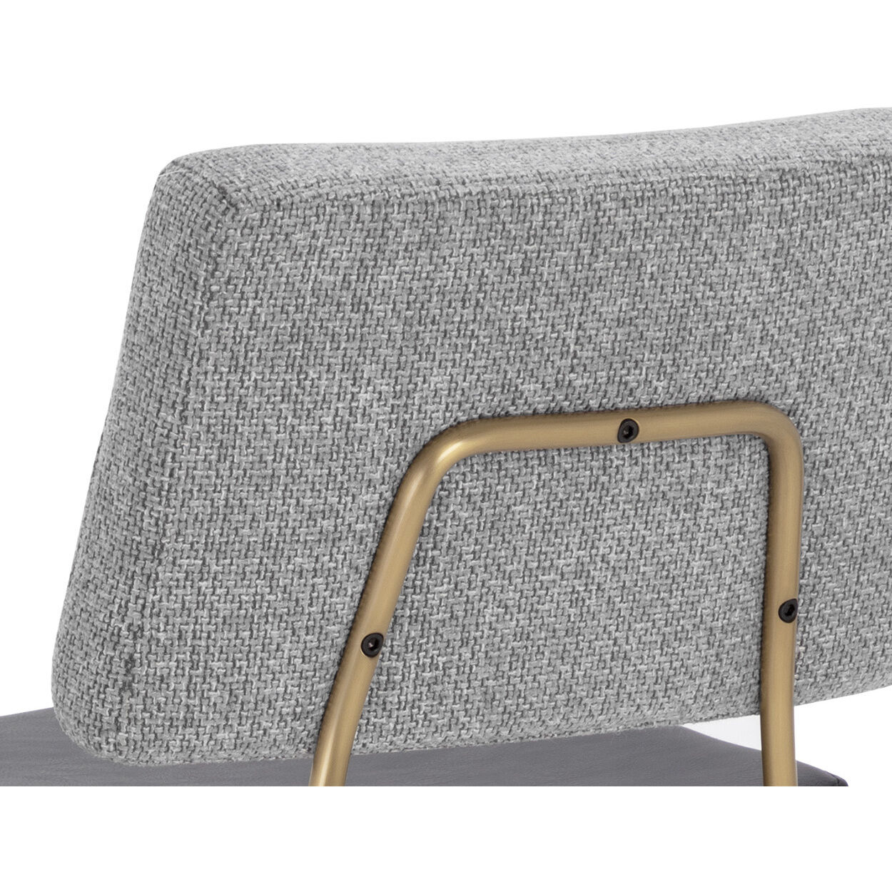 Brinley 36.75 inch Gold / Nightfall Black / Chacha Grey Counter Stool